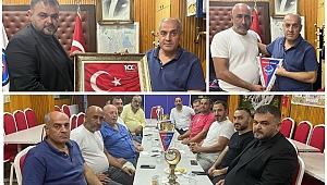 Başkan Kemal Uysal ve Niyazi Toygün yeni başkan  Necati Ülker'i tebrik etti