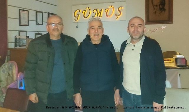 Mustafa Akbaba'dan Gümüş Kanat Restaurantı Hüseyin Kandaz'a Ziyaret